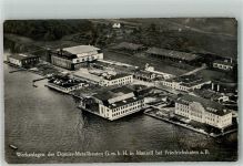W7990 Manzell Werkanlagen Metallbauten GmbH Fliegeraufnahme Dornier 1922 Gebrauchsspuren