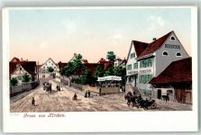 79588 W7859 Efringen-Kirchen - Gasthaus zum Rebstock Gruss Kutsche Fahrrad