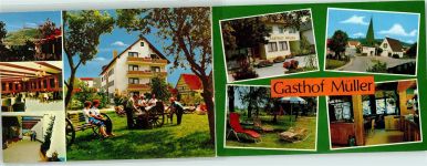 96215 W8620 Lichtenfels , Bay Klapp AK Gasthaus Müller