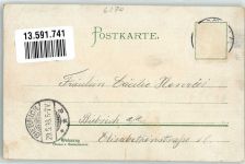 65510 W6270 Idstein 1898 Lithographie Schloss Rathaus Erziehungsanstalt Baugewerkschule Postamt