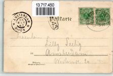 Neusalz a.d. Oder Nowa Sól 1897 BOAKC Zeche Zwirn- Fabrik Marktplatz Oderbrücke Bahnpost -Stettin Zug 1001