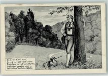 Vers En arme Kerli bini - Wandern AK Hebel Joh. P.