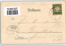 82488 W8107 Ettal 1898 Lithographie Schloß Linderhof Blaue Grotte Wasserwerke