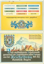 95326 W8650 Kulmbach KEINE AK Brauerei Reichelbach Klappkarte
