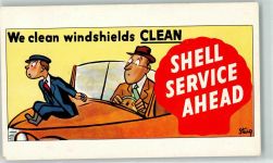 Shell Service Ahea Werbung Auto