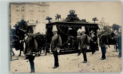 Beisetzung der Leiche Großherzog Friedrich AK Adel Baden 1090 Foto AK