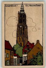 3811 Amersfoort Lithographie O.L. Vrouwe Toren