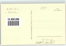 74821 W6950 Mosbach , Baden - Rott-Schule Speisesaal Ort handschriftlich