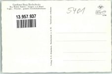 56332 W5401 Burgen , Mosel - Gasthaus Burg Bischofstein Gaststube Zapftresen