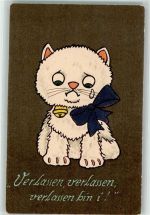 Traurige Katze Verlassen verlassen verlassen bin I! HWB Ser. 1285 Katze