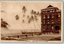 Colombo 1929 Foto AK Hotel Galle Face