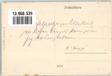 Skopje Uskub - Schuhputzer Ort handschriftlich