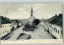 2761 Reichental - Gruss Turm Uhr Platz Kinder