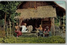 Jakarta Batavia 1910 Foto AK Tracht Ort lt. Stempel