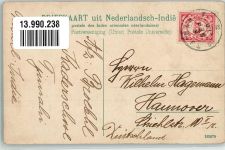 Jakarta Batavia 1910 Foto AK Tracht Ort lt. Stempel