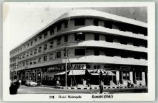 Karatschi Foto AK Hotel Metropole