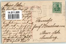 Tintenfass Briefmarken Motiv Ungarn 1911 Foto AK