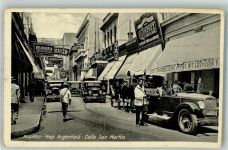 Rosario 1911 Foto AK Auto Geschäft Calle San Martin