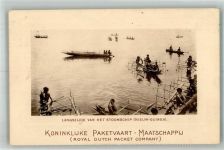 Port Moresby 1913 Foto AK Boote Papua-Neuguinea