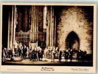 95444 W8580 Bayreuth - Bühnenbild Wieland Wagner Meistersinger I. Akt