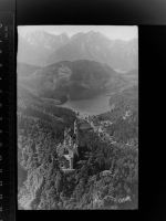 87629 W8958 Füssen GLASNEGATIV Schloss Neuschwanstein