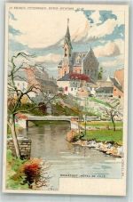 Rochefort Lithographie Rathaus