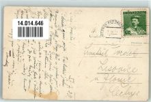 Roznov Rosenau 1932 Foto AK Tracht Musikgruppe Tanz Ort lt. Stempel