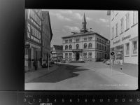 35423 W6302 Lich , Hess GLASNEGATIV Rathaus