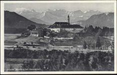 83364 W8221 Adligstadt um 1940 - Adligstadt, Kloster Reutberg, Karwendel,R. Zerle AKU1