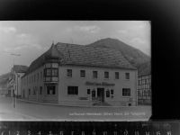 52396 W5169 Heimbach , Eifel GLASNEGATIV Hotel zur Talsperre