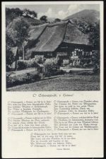 Gedicht O Schwarzwald, O Heimat,Karl G. Peters AKU1 Kunst um 1930/40