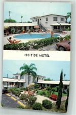 St. Petersburg FL 1980 Foto AK Hotel Ebb-Tide Motel