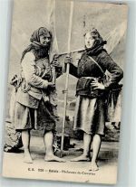 62100 Calais 1915 Foto AK Beruf Fischerinnen Postlagernd