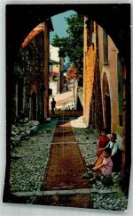 06320 La Turbie Foto AK Gasse Rue de l´Arc Romain