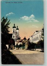 4400 Garsten 1918 Foto AK Kirche Photochromiekarte