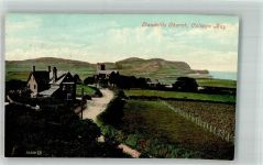 Rhôs-on-Sea Llandrillo-yn-Rhos 1910 Foto AK Kirche Llandrillo Colwyn Bay