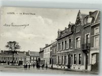 Leuze Hainaut 1916 Foto AK la Grand Place Feldpost Nr. 402