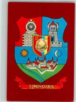Temesvar Timisoara Foto AK Wappen