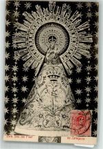 Saragossa Zaragoza 1911 Foto AK Ntra Sra. del Pilar Marke Bildseitig