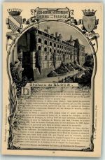 41000 Blois Foto AK Schloss e Blois Chronik