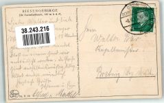 Zackelfallbaude 1931 Foto AK Gasthaus