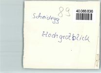 88175 W8999 Scheidegg , Allgäu FOTO KEINE AK Stammtisch