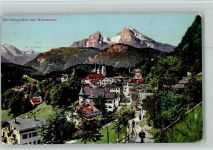 83471 W8240 Au - Ortsansicht mit Watzmann