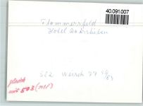 57632 W5232 Flammersfeld FOTO KEINE AK Hotel Ratsstuben