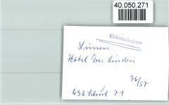 44532 W4670 Lünen FOTO KEINE AK Hotel Drei Linden