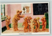 Teddybären vermenschlicht / Teddyschule / Anstandslehre Teddy