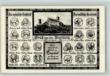 O5321 Wartburg Das menschliche Leben in Tiergestalt, Eule, gute Erhaltung Eule