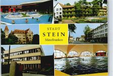 90547 W8504 Stein , Mittelfr - Schwimmbad