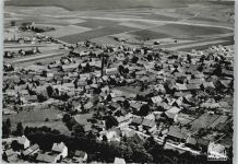 38723 W3370 Rhüden - Fliegeraufnahme Feld Gesamtansicht Kirche