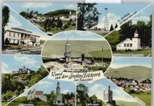 61389 W6384 Feldberg , Taunus - Haus Baum Turm Berg